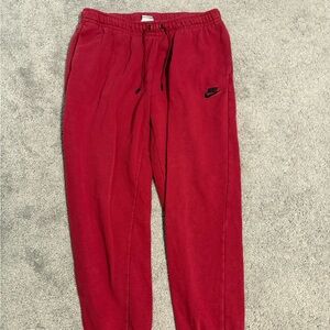Nike women’s Red/Maroon Joggers